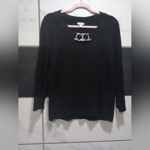 Women's Nine West Long Sleeve Sweater